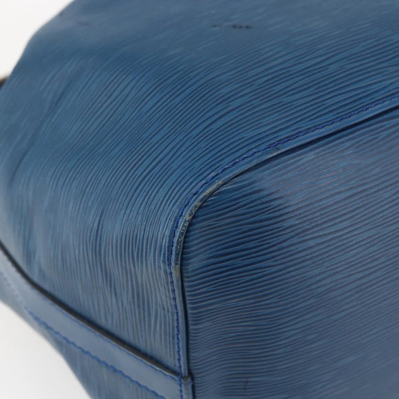 LOUIS VUITTON Epi Petit Noe Shoulder Bag Blue M44105 LV Auth 159682