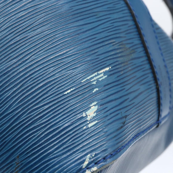 LOUIS VUITTON Epi Petit Noe Shoulder Bag Blue M44105 LV Auth 159682