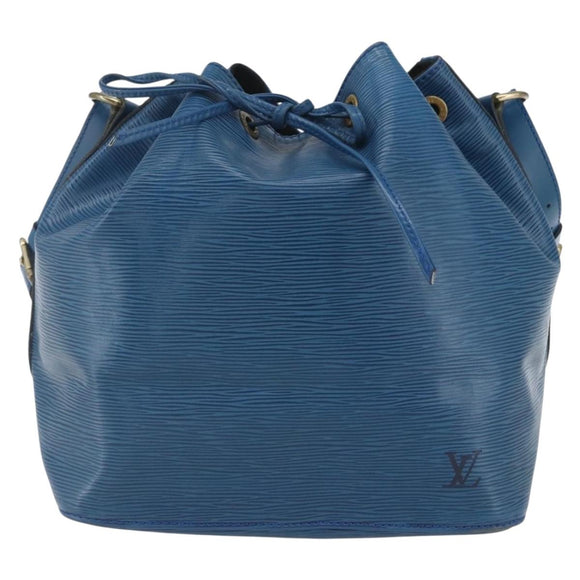 LOUIS VUITTON Epi Petit Noe Shoulder Bag Blue M44105 LV Auth 159682