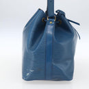 LOUIS VUITTON Epi Petit Noe Shoulder Bag Blue M44105 LV Auth 159682-3