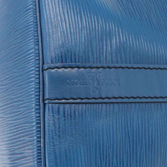 LOUIS VUITTON Epi Petit Noe Shoulder Bag Blue M44105 LV Auth 159683