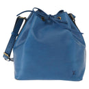 LOUIS VUITTON Epi Petit Noe Shoulder Bag Blue M44105 LV Auth 159683-13
