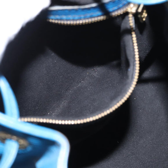LOUIS VUITTON Epi Petit Noe Shoulder Bag Blue M44105 LV Auth 159683