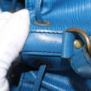 LOUIS VUITTON Epi Petit Noe Shoulder Bag Blue M44105 LV Auth 159683-12