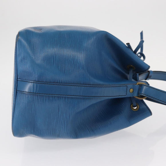 LOUIS VUITTON Epi Petit Noe Shoulder Bag Blue M44105 LV Auth 159683