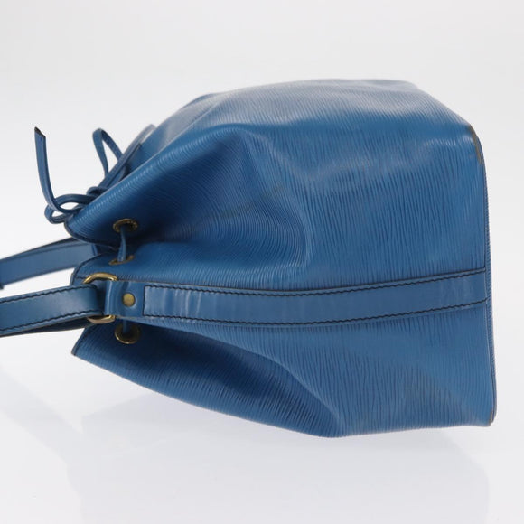 LOUIS VUITTON Epi Petit Noe Shoulder Bag Blue M44105 LV Auth 159683