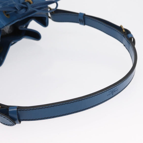 LOUIS VUITTON Epi Petit Noe Shoulder Bag Blue M44105 LV Auth 159683