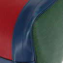 LOUIS VUITTON Epi Tricolor Noe Shoulder Bag Blue Red Green M44082 LV Auth 159684-9