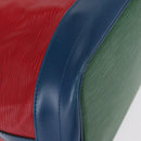 LOUIS VUITTON Epi Tricolor Noe Shoulder Bag Blue Red Green M44082 LV Auth 159684-15