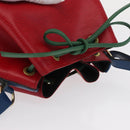 LOUIS VUITTON Epi Tricolor Noe Shoulder Bag Blue Red Green M44082 LV Auth 159684-6