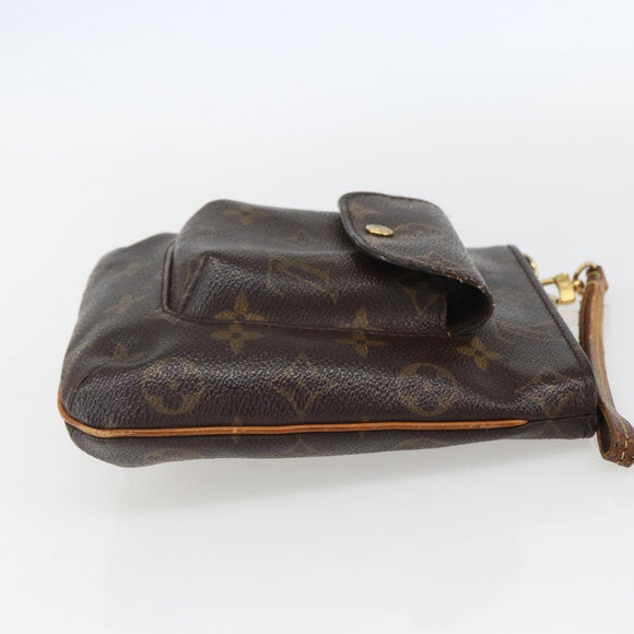 LOUIS VUITTON Monogram Partition Pouch M51901 LV Auth 159686