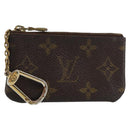 LOUIS VUITTON Monogram Pochette Cles Coin Purse M60033 LV Auth 159693-1
