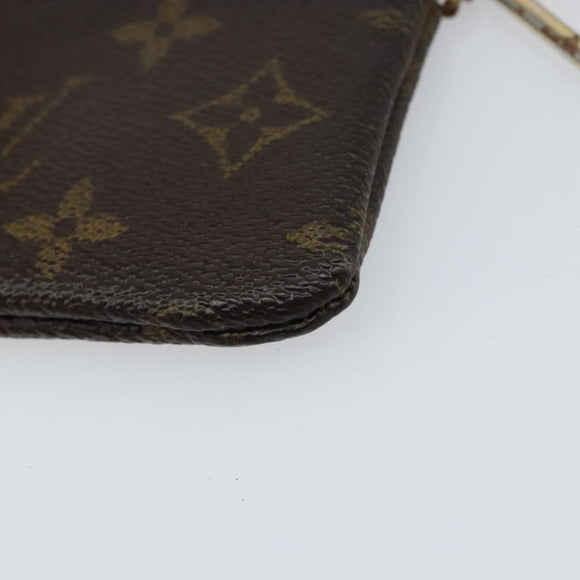 LOUIS VUITTON Monogram Pochette Cles Coin Purse M60033 LV Auth 159693