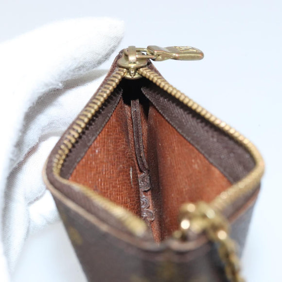 LOUIS VUITTON Monogram Pochette Cles Coin Purse M60033 LV Auth 159693