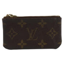 LOUIS VUITTON Monogram Pochette Cles Coin Purse M60033 LV Auth 159693-13