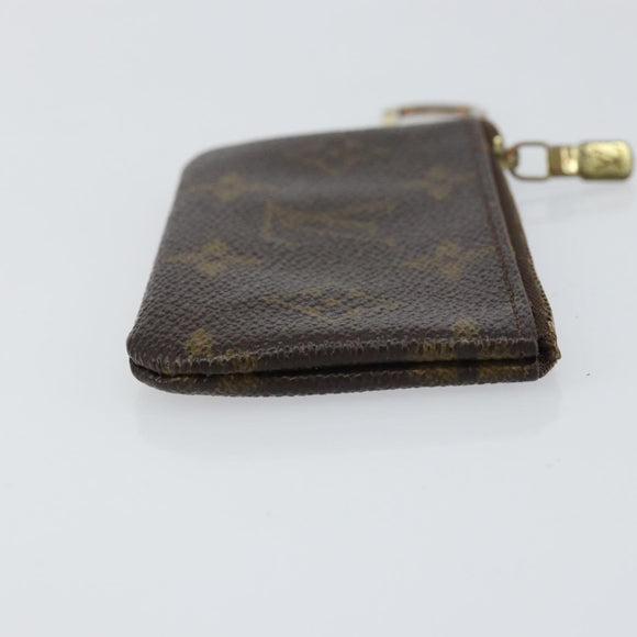LOUIS VUITTON Monogram Pochette Cles Coin Purse M60033 LV Auth 159693