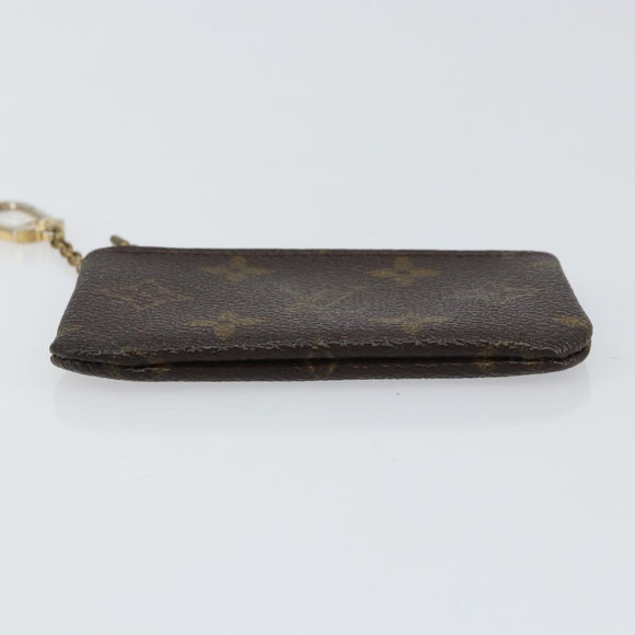 LOUIS VUITTON Monogram Pochette Cles Coin Purse M60033 LV Auth 159693