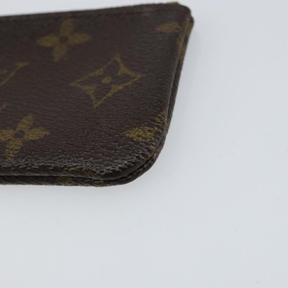LOUIS VUITTON Monogram Pochette Cles Coin Purse M60033 LV Auth 159693