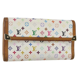 LOUIS VUITTON Multicolor Porte Tresor International Wallet M92659 LV Auth 159695