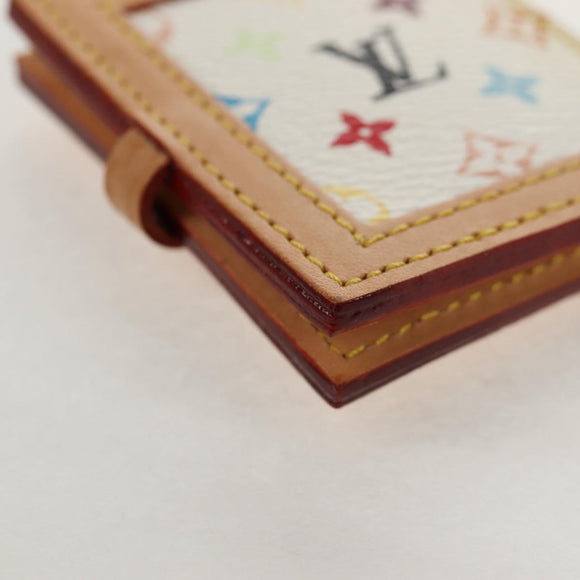 LOUIS VUITTON Multicolor Portofoto 2 Photo Frame White M58003 LV Auth 159700A