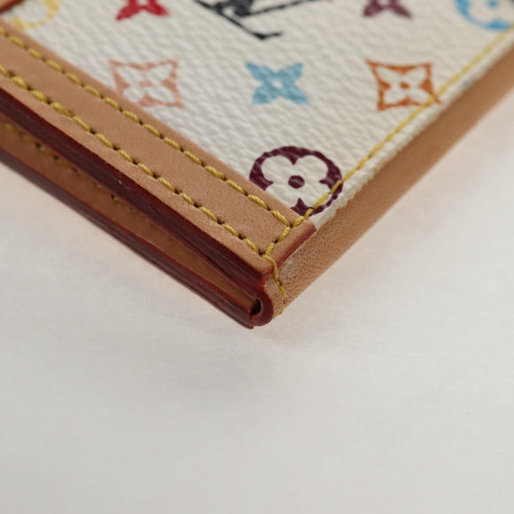 LOUIS VUITTON Multicolor Portofoto 2 Photo Frame White M58003 LV Auth 159700A