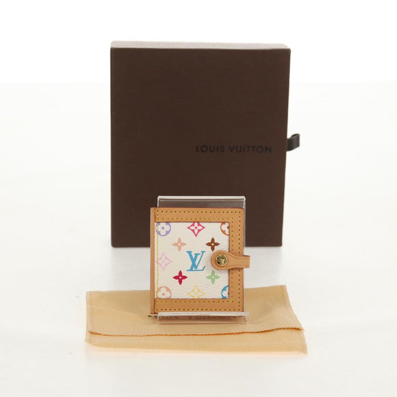 LOUIS VUITTON Multicolor Portofoto 2 Photo Frame White M58003 LV Auth 159700A
