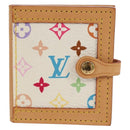 LOUIS VUITTON Multicolor Portofoto 2 Photo Frame White M58003 LV Auth 159700A-13