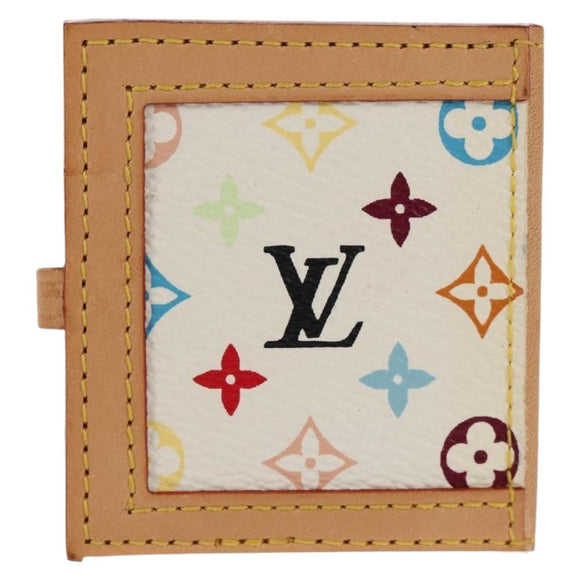 LOUIS VUITTON Multicolor Portofoto 2 Photo Frame White M58003 LV Auth 159700A