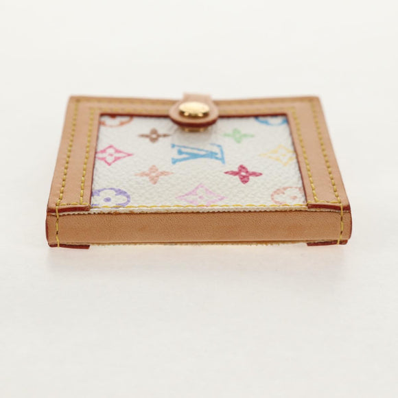 LOUIS VUITTON Multicolor Portofoto 2 Photo Frame White M58003 LV Auth 159700A