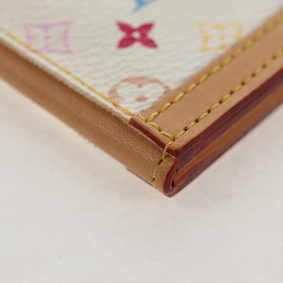 LOUIS VUITTON Multicolor Portofoto 2 Photo Frame White M58003 LV Auth 159700A