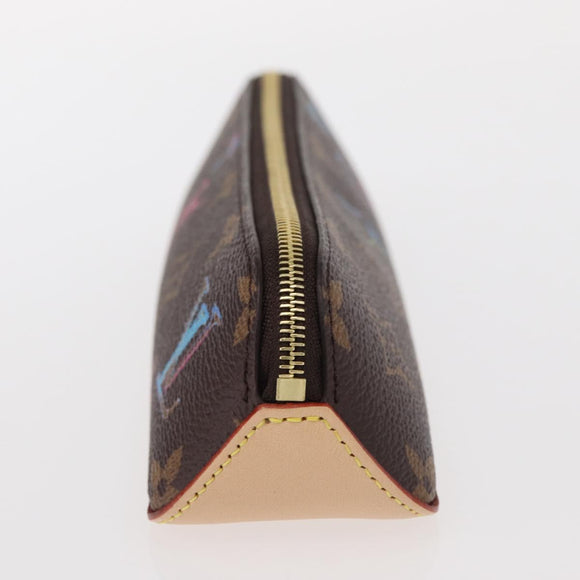 LOUIS VUITTON Monogram Trousse Elizabeth Pen Case GI0907 LV Auth 159702SAM