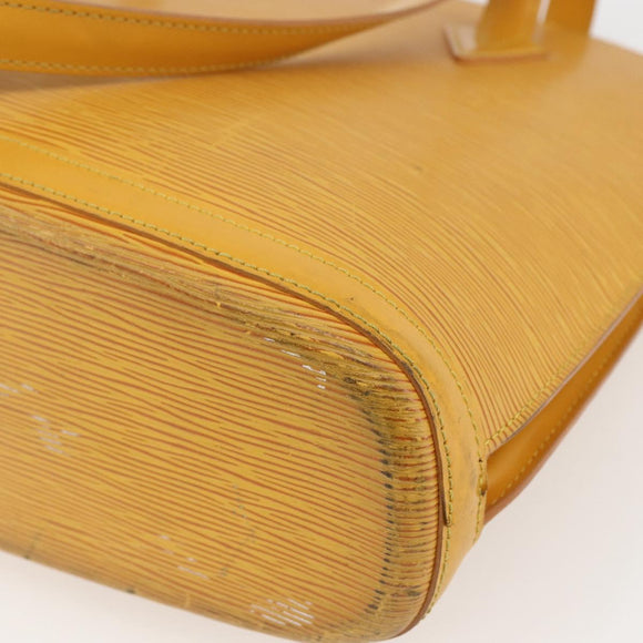 LOUIS VUITTON Epi Lussac Shoulder Bag Yellow M52289 LV Auth 159707