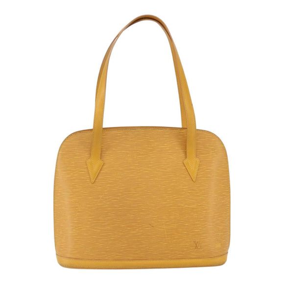 LOUIS VUITTON Epi Lussac Shoulder Bag Yellow M52289 LV Auth 159707
