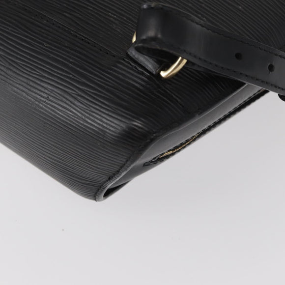 LOUIS VUITTON Epi Mabillon Backpack Black M52232 LV Auth 159708