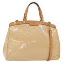 LOUIS VUITTON Vernis Blair MM Hand Bag 2way Rose Angelique M90068 LV Auth 159713-1