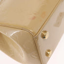 LOUIS VUITTON Vernis Blair MM Hand Bag 2way Rose Angelique M90068 LV Auth 159713-10