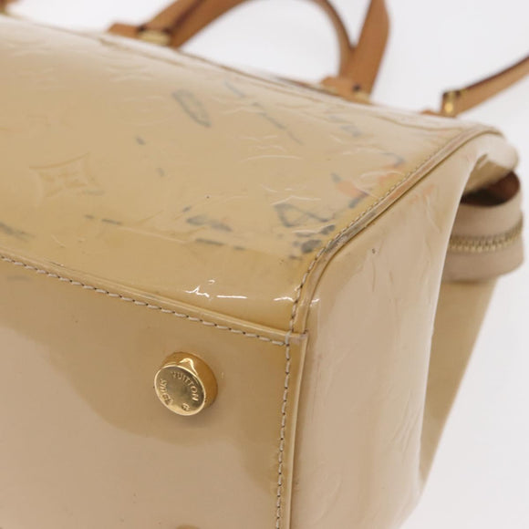 LOUIS VUITTON Vernis Blair MM Hand Bag 2way Rose Angelique M90068 LV Auth 159713