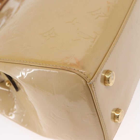LOUIS VUITTON Vernis Blair MM Hand Bag 2way Rose Angelique M90068 LV Auth 159713