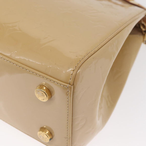 LOUIS VUITTON Vernis Blair MM Hand Bag 2way Rose Angelique M90068 LV Auth 159713