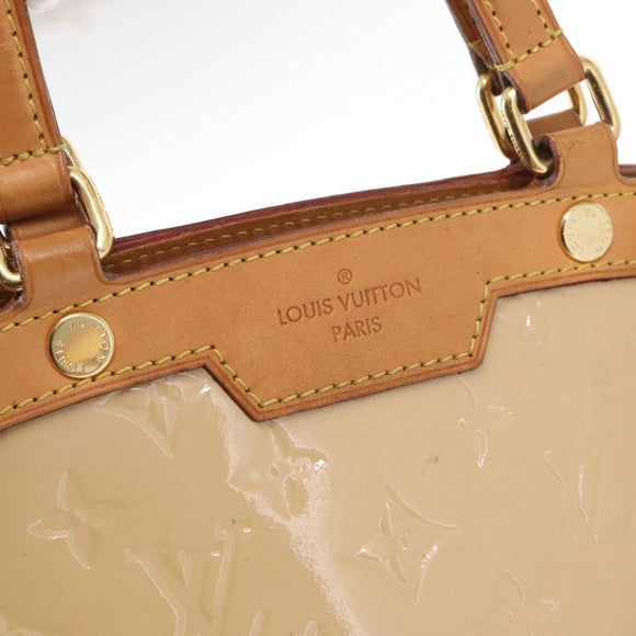 LOUIS VUITTON Vernis Blair MM Hand Bag 2way Rose Angelique M90068 LV Auth 159713