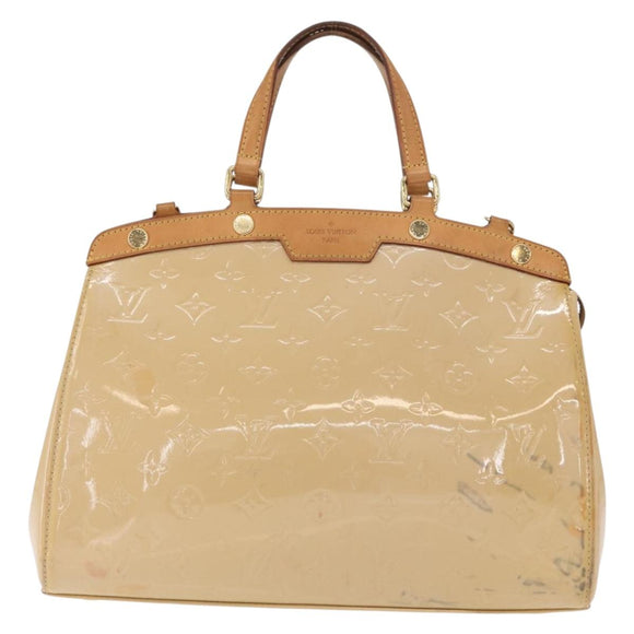 LOUIS VUITTON Vernis Blair MM Hand Bag 2way Rose Angelique M90068 LV Auth 159713