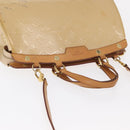 LOUIS VUITTON Vernis Blair MM Hand Bag 2way Rose Angelique M90068 LV Auth 159713-6