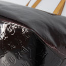 LOUIS VUITTON Monogram Vernis Bellevue GM Tote Bag Amarante M93589 Auth 159715-9