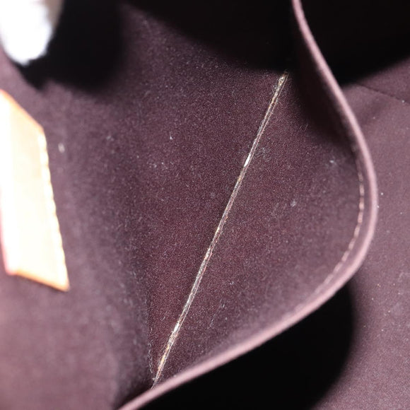 LOUIS VUITTON Monogram Vernis Bellevue GM Tote Bag Amarante M93589 Auth 159715