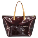LOUIS VUITTON Monogram Vernis Bellevue GM Tote Bag Amarante M93589 Auth 159715-2