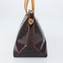 LOUIS VUITTON Monogram Vernis Bellevue GM Tote Bag Amarante M93589 Auth 159715-3