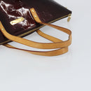 LOUIS VUITTON Monogram Vernis Bellevue GM Tote Bag Amarante M93589 Auth 159715-7