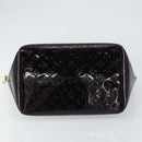 LOUIS VUITTON Monogram Vernis Bellevue GM Tote Bag Amarante M93589 Auth 159715-5