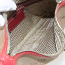 PRADA Shoulder Bag Canvas Beige Silver Auth 159720-18