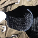 PRADA Backpack Nylon Khaki Silver Auth 159721-29